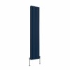 Norden 1800 x 355mm Sapphire Blue Double Oval Column Vertical Designer Radiator