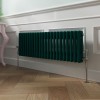 Bern 300 x 1010mm Blue Green Double Horizontal Column Radiator