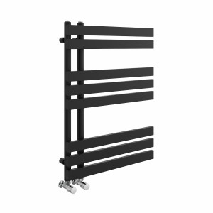 Koli 800 x 600 Designer Towel Rail - Black