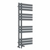 Koli 1200 x 450mm Dual Fuel Anthracite Simple Electric Heated Towel Rail