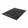 Terra - 900x700mm Slate Effect Rectangle Shower Tray Black