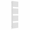 Kristiansund 1800 x 500mm White Simple Electric Heated Towel Rail