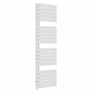 Kristiansund 1800 x 500mm White Simple Electric Heated Towel Rail