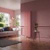Lulea 1800 x 550mm Rose Clair Pink Single Vertical Flat Panel Designer Radiator