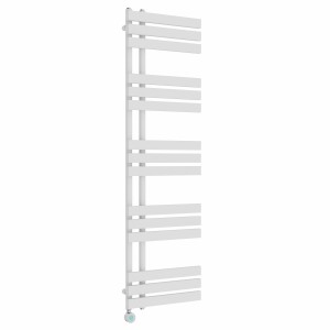 Koli 1600 x 450mm White Thermostatic Touch Control Wifi Electric Heated Towel Rail
