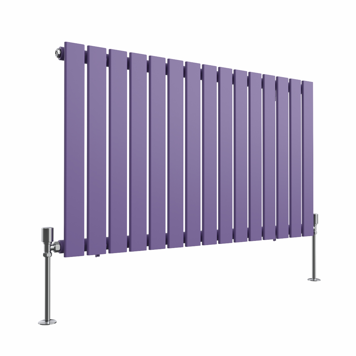 Karlstad 600 x 1022mm Elegant Purple Single Horizontal Flat Panel Designer Radiator