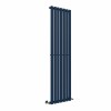 Lulea 1800 x 480mm Sapphire Blue Single Vertical Flat Panel Designer Radiator
