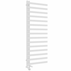 Kemi 1600 x 600mm Dual Fuel White Thermostatic Touch Control Electric Heated Towel Rail