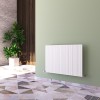 Carisa Monza 600 x 850mm White Designer Aluminium Radiator