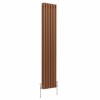 Bern 1800 x 380mm Metallic Bronze Triple Vertical Column Radiator
