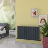Carisa Step 600 x 1040mm Anthracite Designer Aluminium Radiator