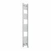Bergen 1800 x 300mm Straight Chrome Thermostatic Touch Control Wifi Electric Heated Towel Rail