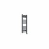Bergen 800 x 300mm Straight Anthracite Thermostatic Touch Control Electric Heated Towel Rail