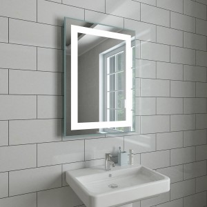 Blanc 700 x 500mm Illuminated LED Mirror with Demister