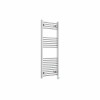 Bergen 1200 x 500mm Straight Chrome Thermostatic Touch Control Electric Heated Towel Rail