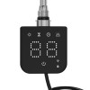 Ives Square Touch Controls Thermostatic Heating Element 200W Black- With Wifi Control