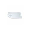 Shower Tray 1000 x 800 mm ABS Stone 550 Radius Left Hand Offset Quad White Sparkle