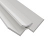 Murar - 8mm PVC Internal Corner Trim - White