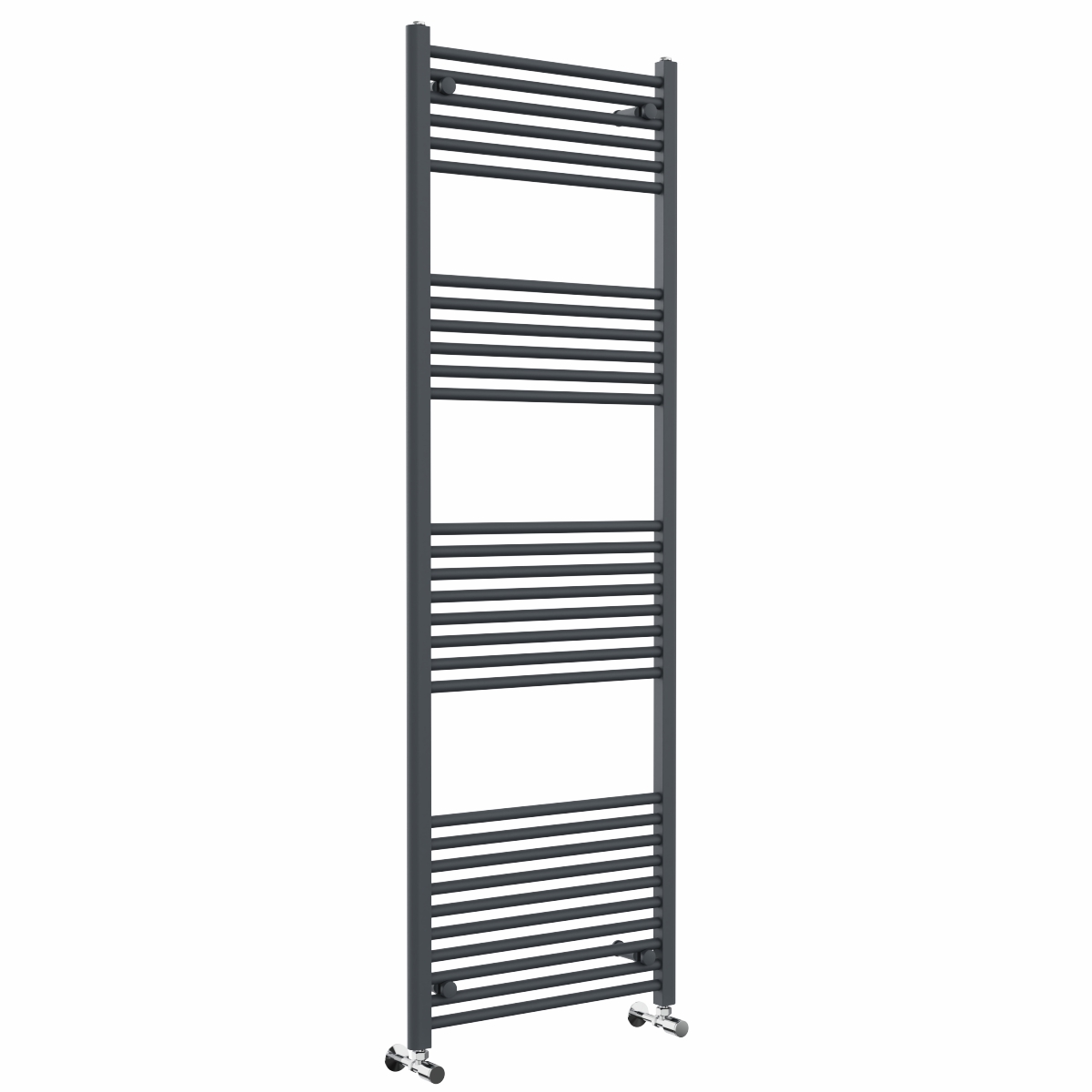 Bergen 1800 x 600mm Straight Anthracite Heated Towel Rail