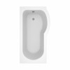 Pendle 1500mm P Shape Shower Bath Right Hand