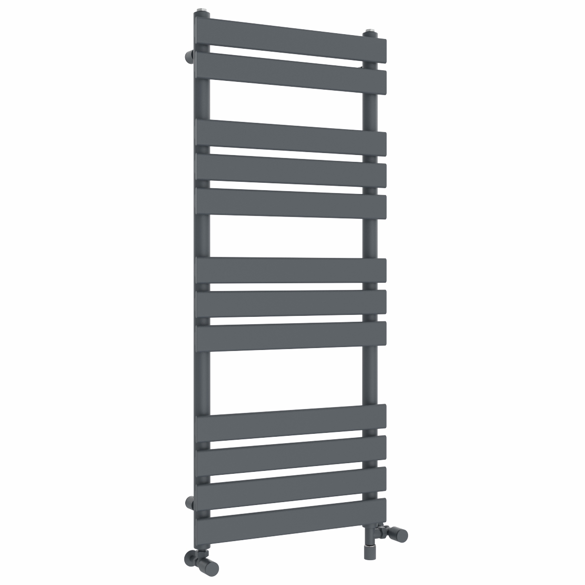 Juva 1200 x 500mm Dual Fuel Sand Grey Flat Panel Simple Electric Heated Towel Rail