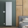 Carisa Boreas M 1800 x 462mm White Designer Aluminium Electric Radiator