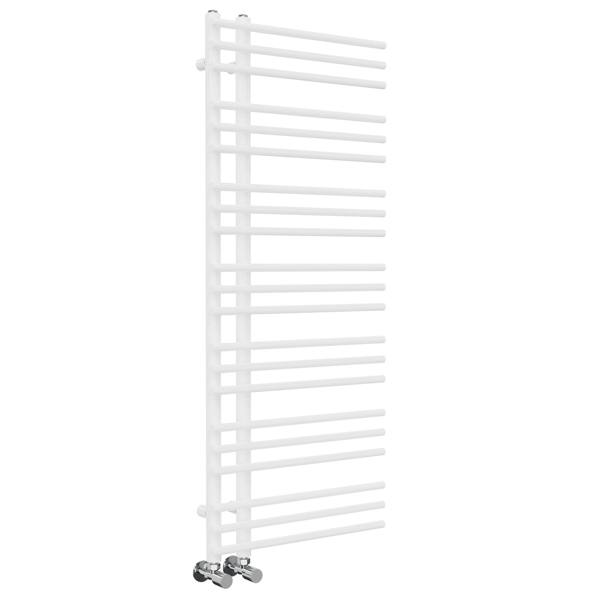 Solberg 1250 x 500mm White Heated Towel Rail