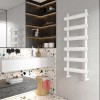 Carisa Moon 1200 x 500mm White Designer Aluminium Towel Rail