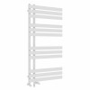 Koli 1200 x 600mm Dual Fuel White Simple Electric Heated Towel Rail