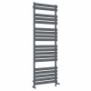 Juva 1800 x 600mm Dual Fuel Sand Grey Flat Panel Simple Electric Heated Towel Rail