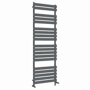 Juva 1800 x 600mm Dual Fuel Sand Grey Flat Panel Simple Electric Heated Towel Rail