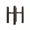 Bern Traditional Four Column Radiator Feet - Black Copper