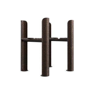 Bern Traditional Four Column Radiator Feet - Black Copper