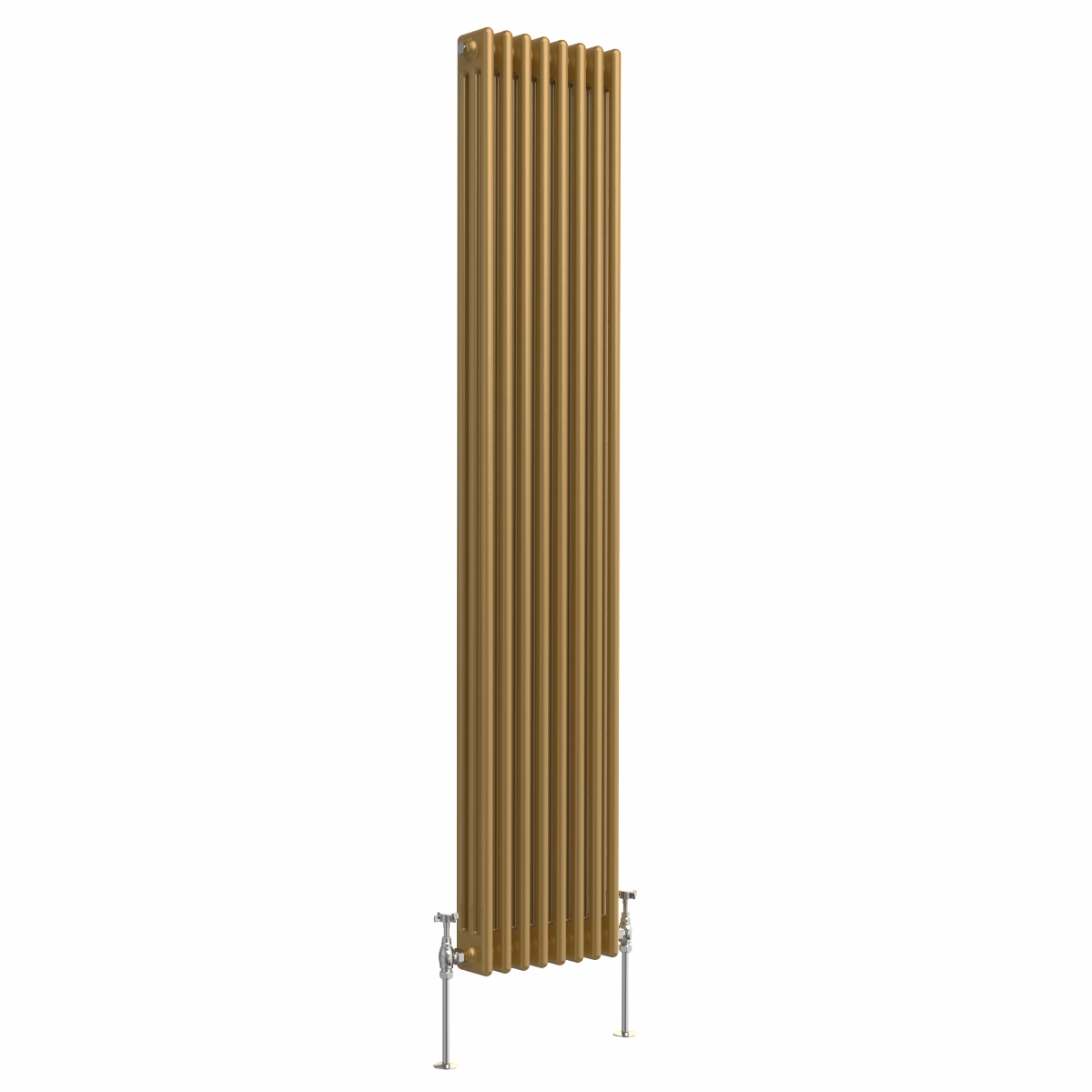 Bern 1800 x 380mm Metallic Gold Triple Vertical Column Radiator