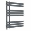 Koli 800 x 600mm Anthracite Simple Electric Heated Towel Rail