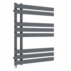 Koli 800 x 600mm Anthracite Simple Electric Heated Towel Rail
