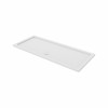 Essentials Anti-Slip 1700 x 800mm Rectangle Stone Shower Tray White