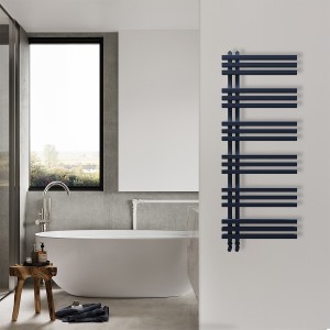Carisa Terra 1296 x 500mm Anthracite Designer Aluminium Towel Rail