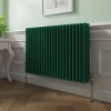 Bern 600 x 1010mm Moss Green Triple Horizontal Column Radiator