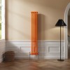 Bern 1800 x 290mm Bright Orange Double Vertical Column Radiator
