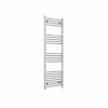 Bergen 1400 x 500mm Straight Chrome Prefilled Electric Heated Towel Rail