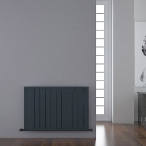 Carisa Mack 600 x 955mm Anthracite Designer Aluminium Radiator