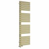 Kristiansund 1800 x 500mm Dual Fuel Brushed Brass Simple Electric Heated Towel Rail