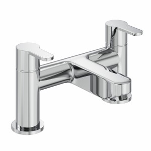 Tiber Modern Bath Filler Mixer Tap - Chrome