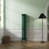 Bern 1500 x 290mm Traditional Moss Green Vertical Four Column Radiator