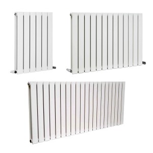 Karlstad 600 x 410mm Sapphire Blue Single Flat Panel Horizontal ...