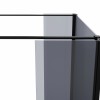 Wasdale 1000mm Black Smoked Walk Through Wet Room Screen with 300mm Hinged Return Screen