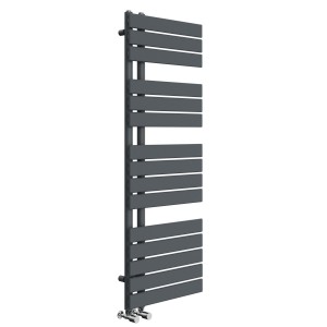 Kristiansund 1380 x 500mm Designer Towel Rail - Anthracite