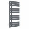 Kristiansund 1126 x 500mm Anthracite Simple Electric Heated Towel Rail