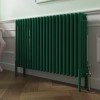 Bern 600 x 1010mm Traditional Moss Green Horizontal Four Column Radiator